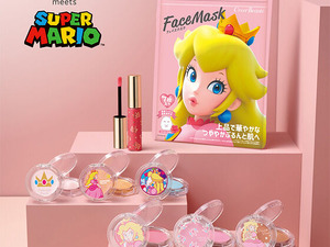 「ピーチ姫」の大人向けコスメが可愛い！ピンクカラーの「フェイスマスク」「リップグロス」など3商品が新発売 画像
