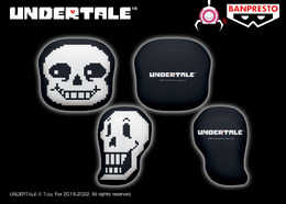 『UNDERTALE』「サンズ」と「パピルス」がフェイスクッションになった！ゲーム内のドットそのままを再現