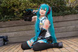 初音ミク「VOCALOID」/ちくりんことら(@TIKURIN_KOTORA)、撮影:tama