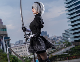 2B『NieR:Automata』／寝る子（X：@neruko_kanade_）