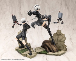 「ニーア オートマタ Ver1.1a」から、「2B」と「9S」が共闘ポーズでフィギュア化！華麗に斬りかかる躍動感が素晴らしい