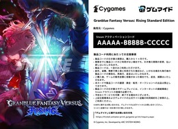 グラブル格ゲー『グラブルVS ライジング』が合計6種類の絵柄を揃えてSteamキー付きブロマイド「ゲムマイド」に参戦!