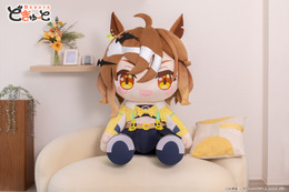 あまりにもデカい!『ウマ娘 新時代の扉』ジャングルポケットら3人の超特大ぬいぐるみ「どきゅーと」が受注販売