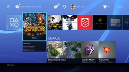 PS4ユーザーインターフェースの最新画像が公開、起動時の音を収録したショート映像も