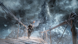 『DARK SOULS III』DLC「ASHES OF ARIANDEL」最新イメージ公開！雪の舞う世界、異形、そして「少女」