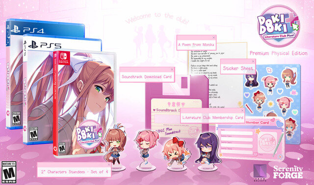 ドキドキ文芸部ADV『Doki Doki Literature Club Plus!』パッケージ版の予約が始まるも即在庫切れに