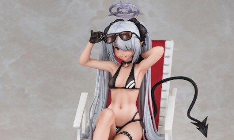 『ブルーアーカイブ』日焼け混じりの素肌が眩しい！「銀鏡イオリ」の水着フィギュアが予約受付を開始