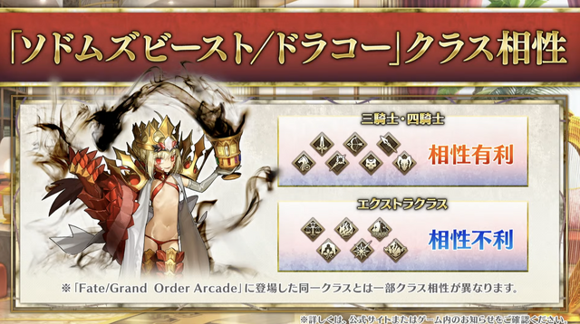 『FGO』「★5 ドラコー」が新クラス「ビースト」で実装！ 三・四騎士有利でEXに不利─「★4 ロクスタ」（アサシン）も参戦