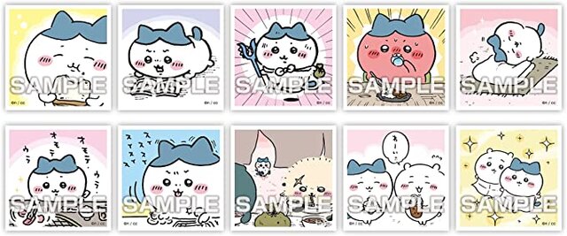 「ちいかわ」夢のおとな買い！キラキラな新商品「あつめてシールガム2」のデザイン50種を一挙、大公開