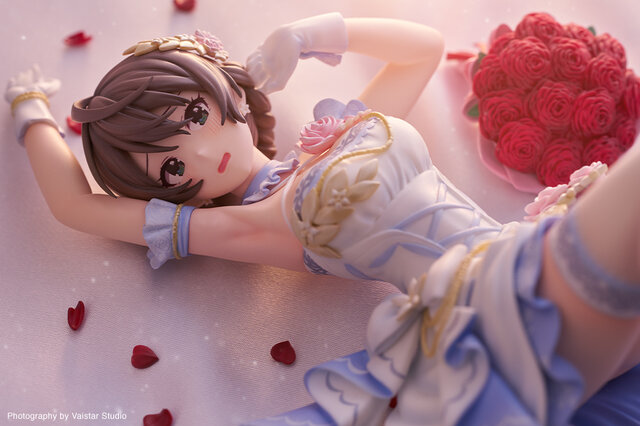 ウェディングドレス風の衣装がセクシー！『ミリシタ』より「桜守歌織」がイラストをモチーフに立体化ー初回限定には普段の髪型と「照れ顔」が付属