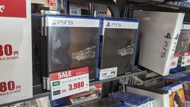 『FF7リバース』4,378円に『SO2R』2,728円、『FORSPOKEN』は528円！ 特にお得なPS5ソフトを中心に、ゲオ店舗のゲームセールを現地調査