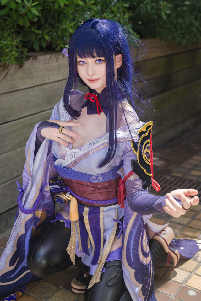 雷電将軍『原神』／星乃みくる（X：@MIKURU_cos_）