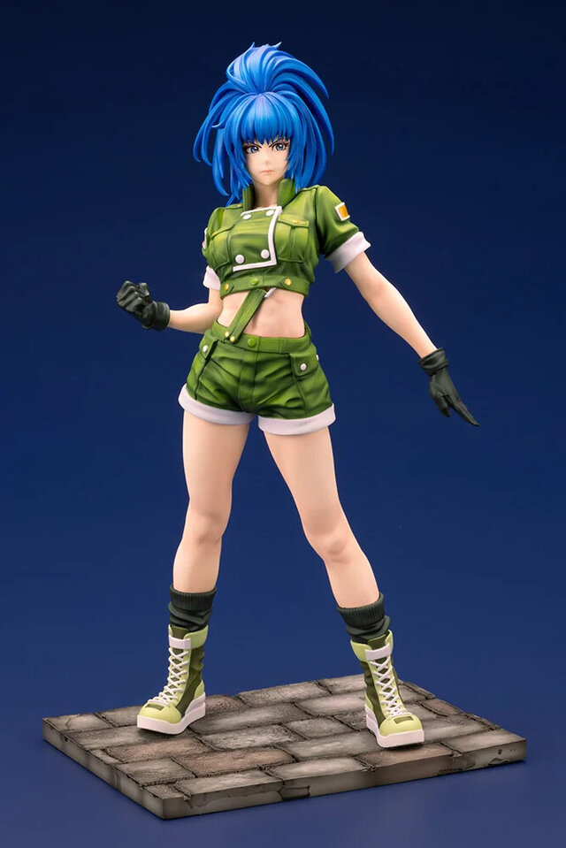 『KOF‘97』時代の「レオナ」が美少女フィギュア化！当時の面影を残しつつ、超必殺技「リボルスパーク」のビシッとした決めポーズを再現