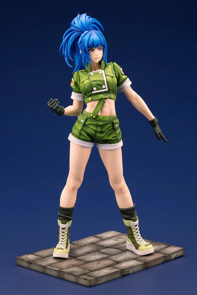 『KOF‘97』時代の「レオナ」が美少女フィギュア化！当時の面影を残しつつ、超必殺技「リボルスパーク」のビシッとした決めポーズを再現