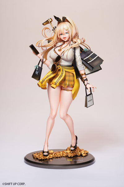 魅惑の金髪ギャル！『勝利の女神：NIKKE』より「ルピー」のフィギュアが予約開始―ショッピングバッグや輝くアサルトライフルまでしっかり再現