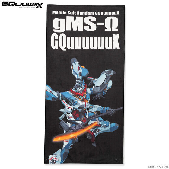 「機動戦士Gundam GQuuuuuuX」のフルパネルTシャツやバスタオルがカッコ良い！プレバンで予約受付中