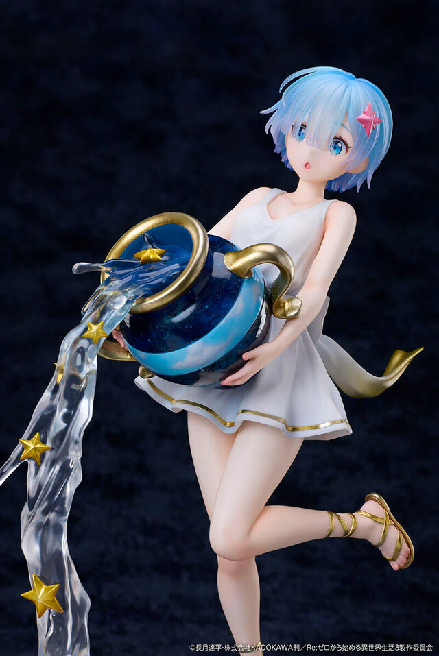 神話風の衣装から伸びる太もも！「リゼロ」より「レム」が1/7スケールフィギュア化ーあふれ出す水はまるで本物のような透明感