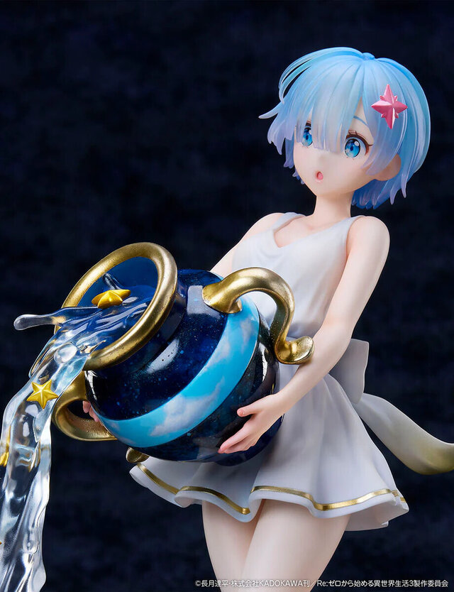 神話風の衣装から伸びる太もも！「リゼロ」より「レム」が1/7スケールフィギュア化ーあふれ出す水はまるで本物のような透明感