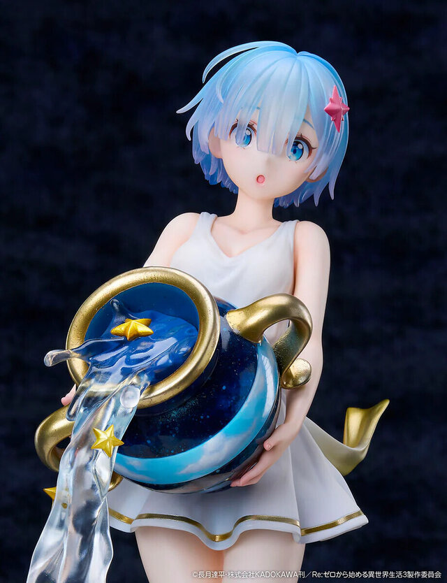 神話風の衣装から伸びる太もも！「リゼロ」より「レム」が1/7スケールフィギュア化ーあふれ出す水はまるで本物のような透明感