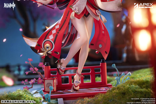 巫女服から覗くすべすべ太もも！『原神』より「八重神子」1/7スケールフィギュアが予約受付中―蠱惑的な表情もグッとくる