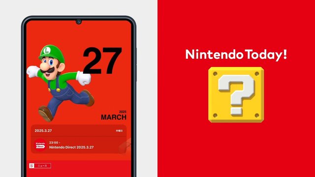 日替わりで楽しい情報やニュースを“ダイレクト”にお届け!モバイルアプリ「Nintendo Today!」順次配信開始【Nintendo Direct 2025.3.27】