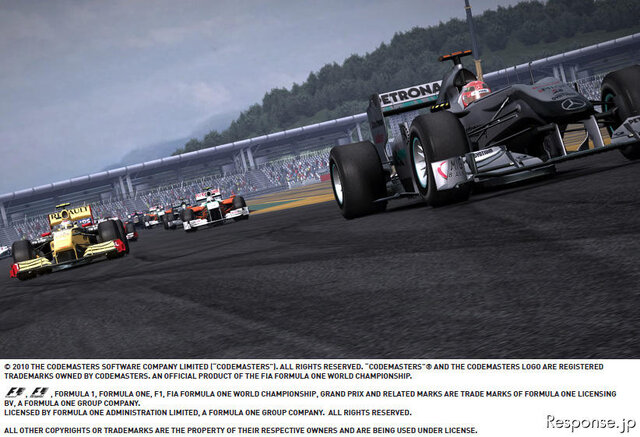 F1 2010完成披露会 F1 2010（※写真はすべて開発中のもの）