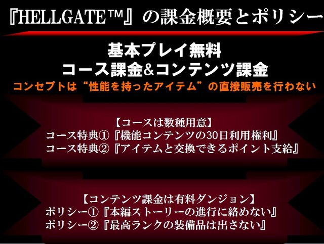 前代未聞？ネットゲームのプロデューサーがホンネで課金を語る－『HELLGATE』説明会