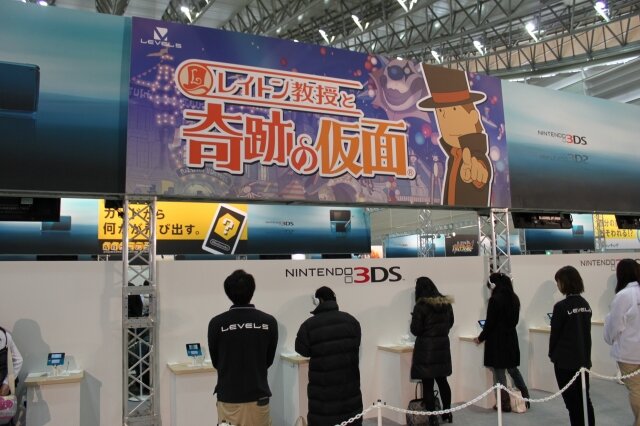 【Nintendo World 2011】『レイトン教授と奇跡の仮面』ロンチにして安心の出来	