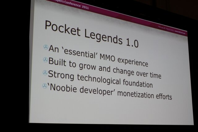 【GDC2011】本格的なMMORPGをスマートフォンで実現するための進化させるゲームデザイン