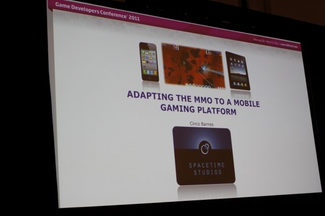 【GDC2011】本格的なMMORPGをスマートフォンで実現するための進化させるゲームデザイン