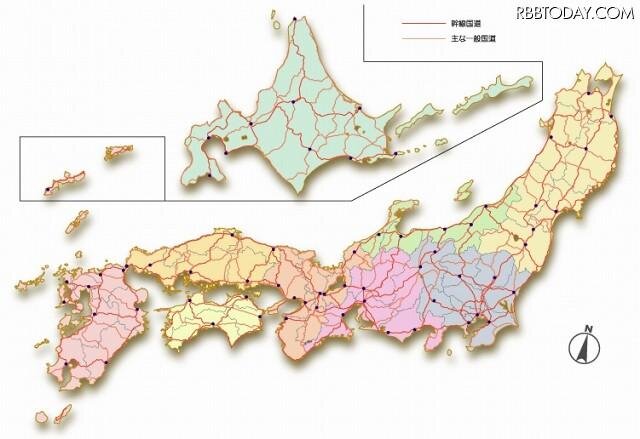 「国土交通省道路局｜道路情報提供システム」の地図 「国土交通省道路局｜道路情報提供システム」の地図