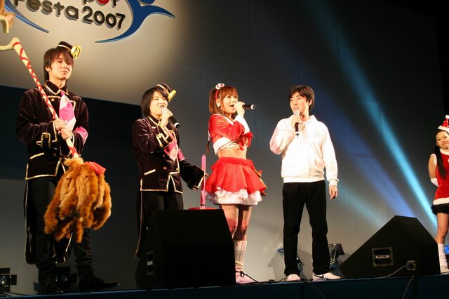 【ゲームポットフェスタ2007】榊原ゆいさんが『トキメキファンタジー ラテール』のテーマ曲を披露