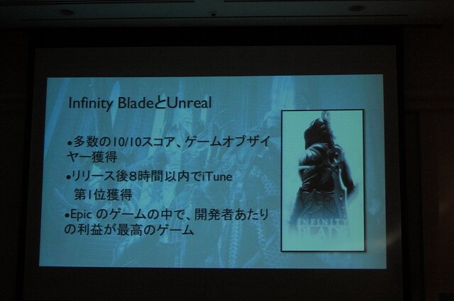 【CEDEC 2012】ユーザーとのインタラクションで進化を続ける『Infinity Blade』のメイキングをChairの開発者が明かす