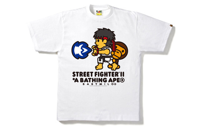 『ストリートファイターII』×「A BATHING APER」コラボTシャツ登場 ― TGC2012で先行販売