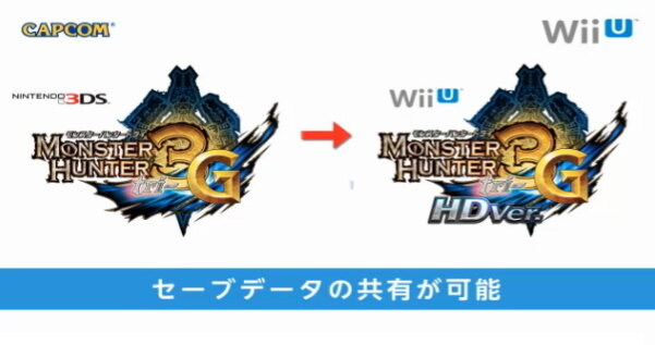 【Nintendo Direct】Wii Uでも『モンスターハンター3(トライ)G』同時発売決定 