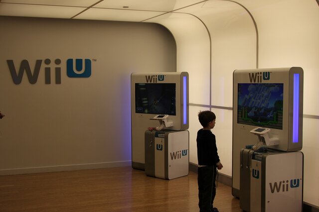 Wii Uの体験コーナー