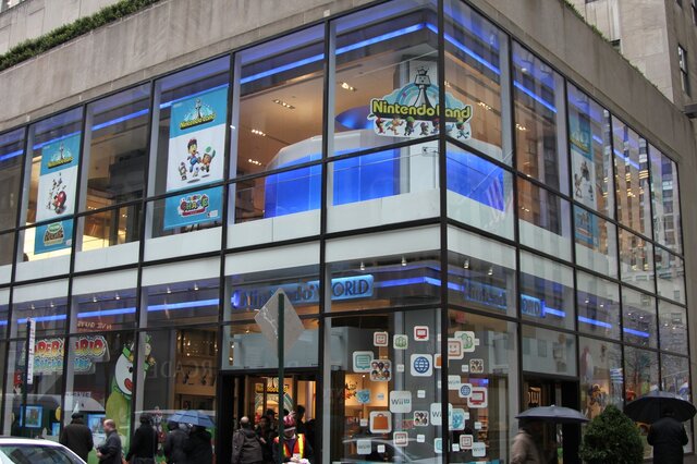 ロックフェラーセンターの一角にあるNintendo World Store