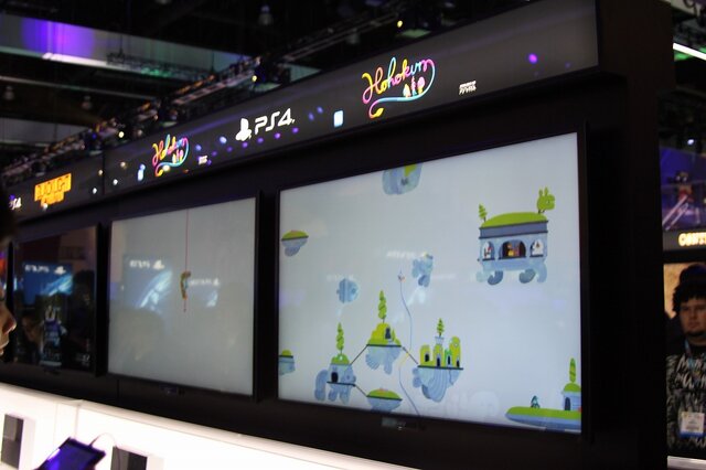 【E3 2013】ソニーブースは過去最大級のサイズで出迎え・・・3機種で充実のラインナップ