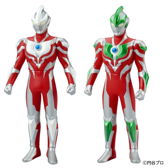 「ウルトラマンギンガ」の7つの技を表したソフビ人形7体セットが商品化