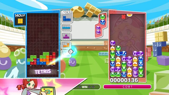 【東京ゲームショウ2013】『ぷよぷよテトリス』対戦中にゲームが入れ替わる！？『ぷよぷよ』と『テトリス』の夢のコラボ実現