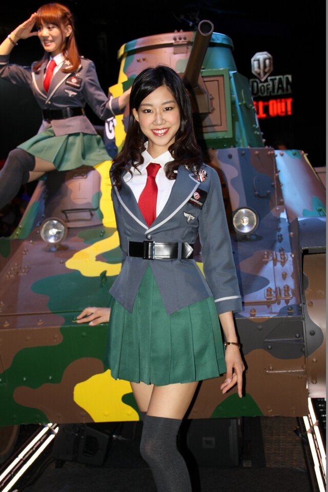 【東京ゲームショウ2013】実物大戦車も登場！「World of Tanks×ガールズ＆パンツァー」コラボ宣言記者会見