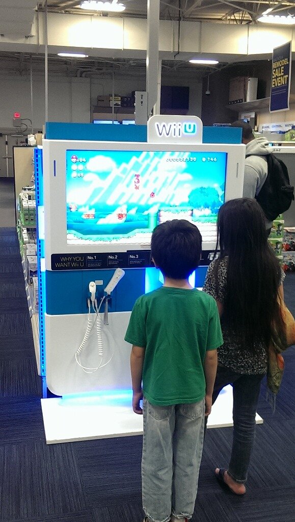 Wii Uの試遊台