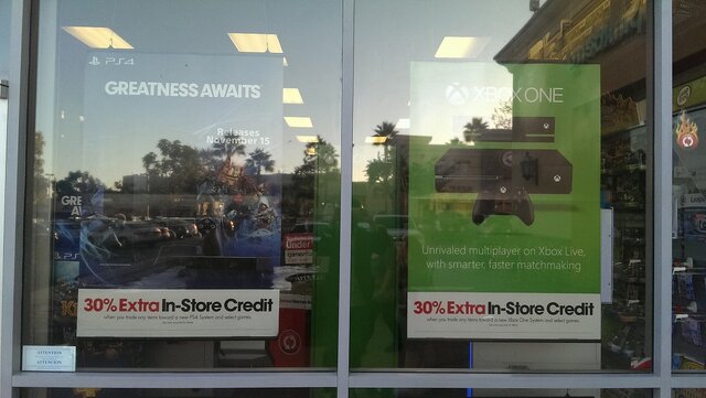 PS4/Xbox Oneのポスターが