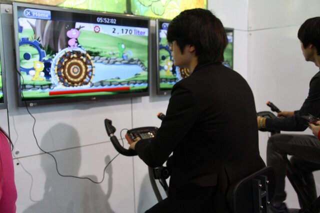 【G-STAR 2013】Sports＋Game！様々なデバイスとスポーツ用品を繋げるAmusewayブースレポート ― 対応ゲームにはケロロ軍曹の姿も