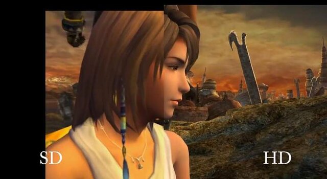 FINAL FANTASY X/X-2 HD Remaster SD、HD 画面比較