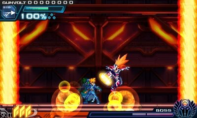 『ロックマンゼロ』などを手がけたインティ・クリエイツ×稲船敬二の2Dアクション『蒼き雷霆 ガンヴォルト』が3DS向けに発表