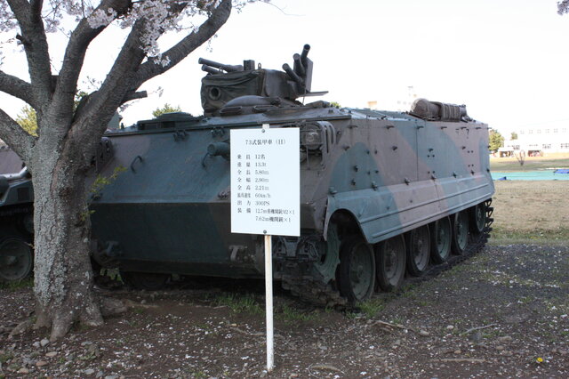 桜に車両に小火器の多数！陸上自衛隊土浦駐屯地をフォトレポート