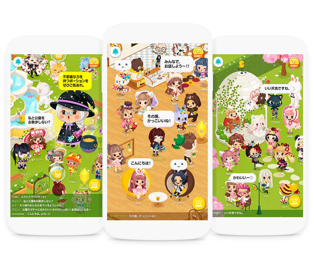 「LINE PLAY」に最大20人でコミュニケーション「スクエア」登場