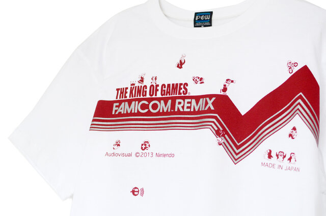 【THE KING OF GAMES】『ファミコンリミックス』Tシャツが発売決定、『バルーンファイト』や「マリオカレッジシリーズ」も再販