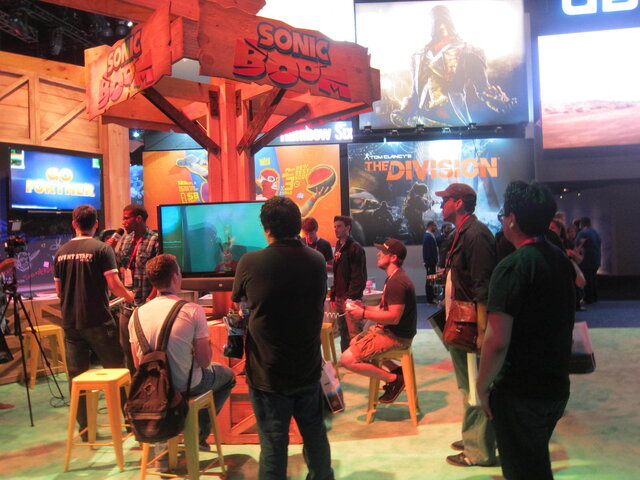 【E3 2014】TVアニメ化にあわせて新作『ソニック』が展示！Wii U版と3DS版をチェック